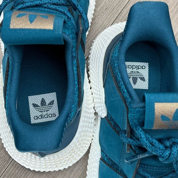 Adidas Sneakers Womens Sz 7.5 Prophene Low Top Athletic Running Blue CQ2541 - Picture 10 of 11